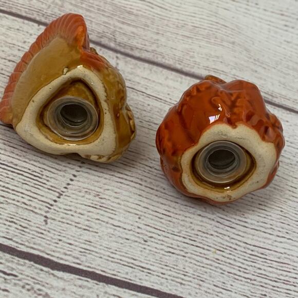 Thanksgiving Turkey and Pumpkin Salt and Pepper Shaker Set Fall Dining Decor - Picture 5 of 10